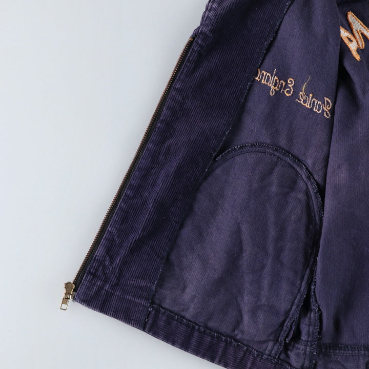 90'S FFA Jacket, Farmer's Corduroy Jacket, Men's Size S (Equivalent), Vintage cotton navy blue type Vintage Second Hand