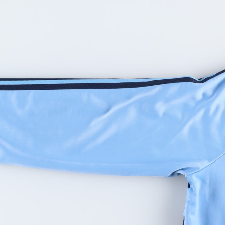 Vintage 70s-80'S Adidas track jacket, size M, men's polyester Blue type light blue Vintage Second Hand