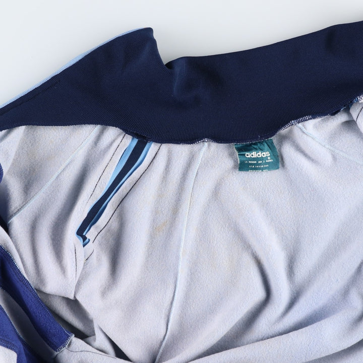 Vintage 70s-80'S Adidas track jacket, size M, men's polyester Blue type light blue Vintage Second Hand