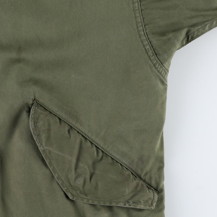 1970'S US Military Issue M-65 Mod Coat, Made in USA, X-SMALL-REGULAR (Equivalent to Men's XS), Vintage unclear Khaki type Vintage Second Hand