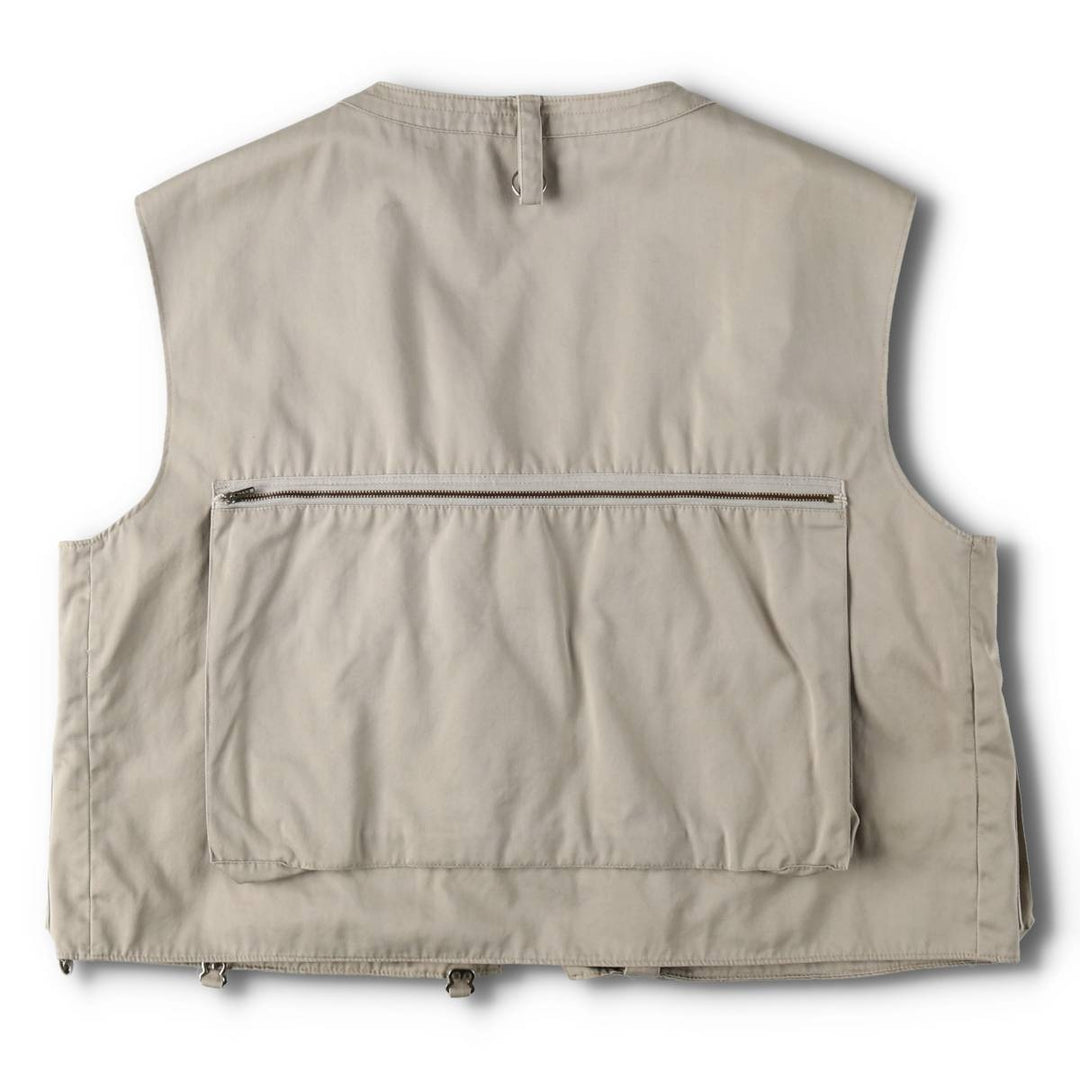 1960'S Orvis Fishing Vest, Men's Size L (approx.), Vintage cotton Beige type Vintage Second Hand