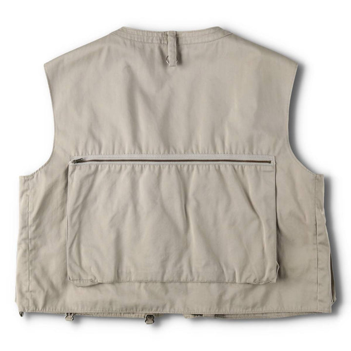 1960'S Orvis Fishing Vest, Men's Size L (approx.), Vintage cotton Beige type Vintage Second Hand