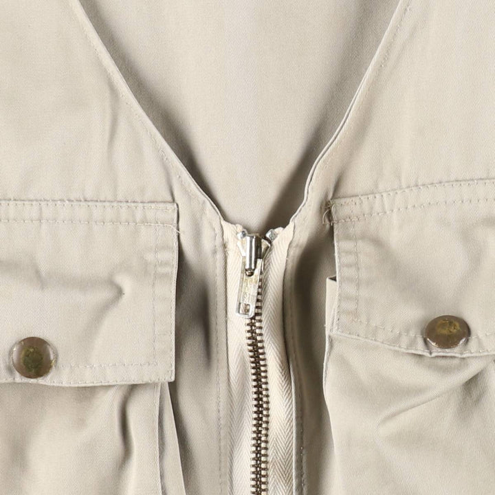 1960'S Orvis Fishing Vest, Men's Size L (approx.), Vintage cotton Beige type Vintage Second Hand
