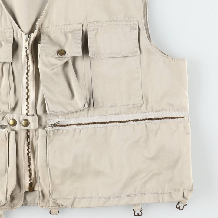 1960'S Orvis Fishing Vest, Men's Size L (approx.), Vintage cotton Beige type Vintage Second Hand