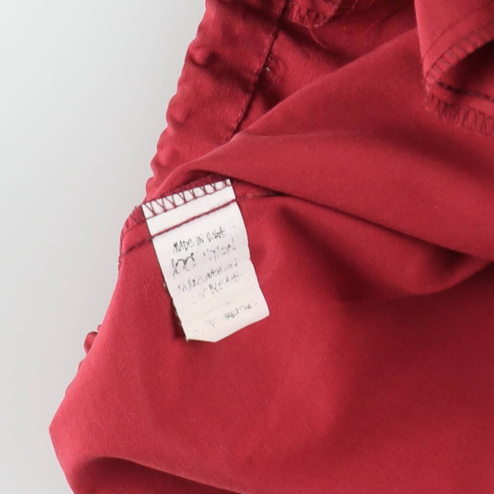 90'S Stussy Outer Gear Anorak Jacket, Made in USA, Men's Size XL (approx.), Vintage Nylon burgundy type Vintage Second Hand