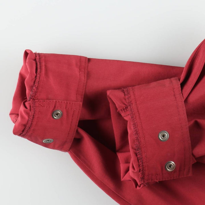 90'S Stussy Outer Gear Anorak Jacket, Made in USA, Men's Size XL (approx.), Vintage Nylon burgundy type Vintage Second Hand