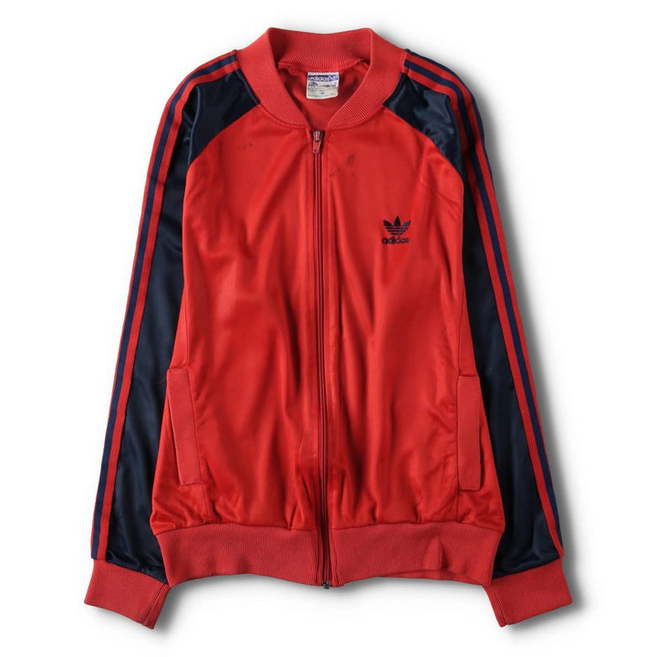 70s-80'S Adidas ATP KEYROLAN Track Jacket, Made in USA, Men's Size M (approx.), Vintage polyester red type Vintage Second Hand