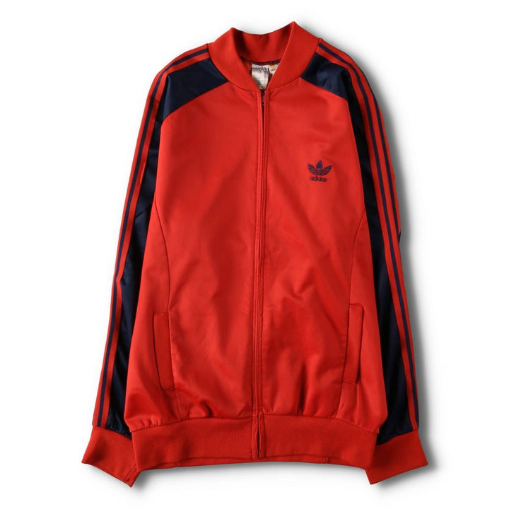 Vintage 70s-80'S Adidas VENTEX ATP Track Jacket, Made in France, Men's Size M (approx.) polyester red type Vintage Second Hand