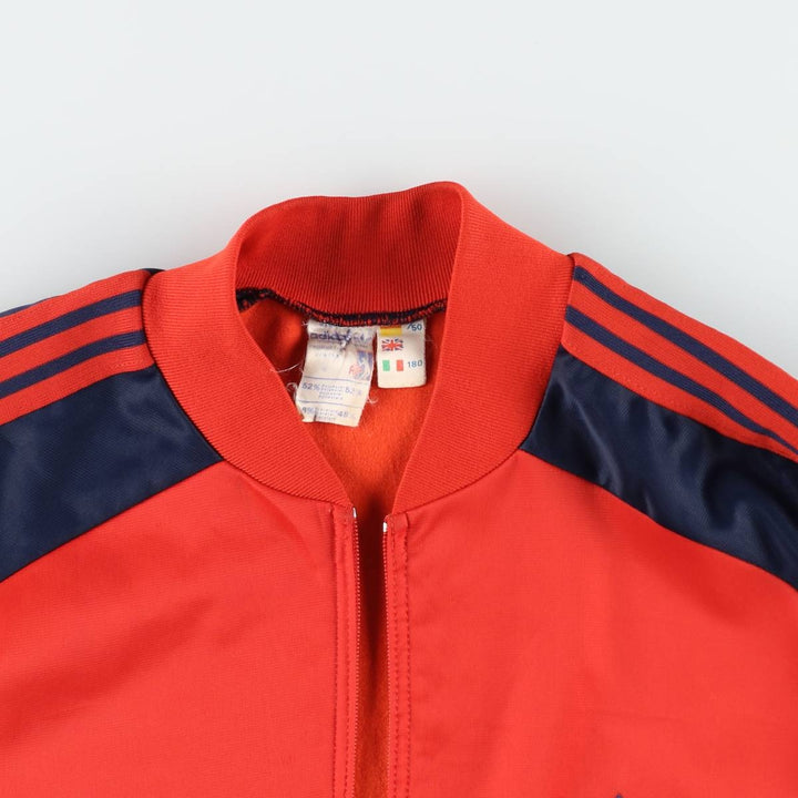 Vintage 70s-80'S Adidas VENTEX ATP Track Jacket, Made in France, Men's Size M (approx.) polyester red type Vintage Second Hand