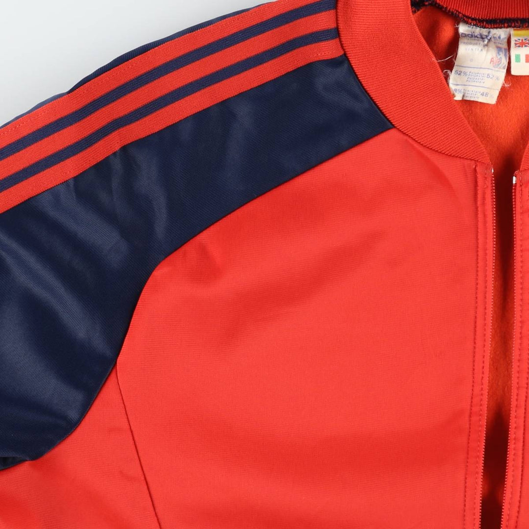 Vintage 70s-80'S Adidas VENTEX ATP Track Jacket, Made in France, Men's Size M (approx.) polyester red type Vintage Second Hand