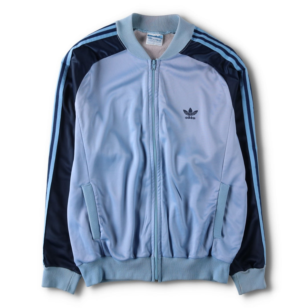 70s-80'S Adidas ATP KEYROLAN Track Jacket, Men's Size L (approx.), Vintage polyester Blue type light blue Vintage Second Hand