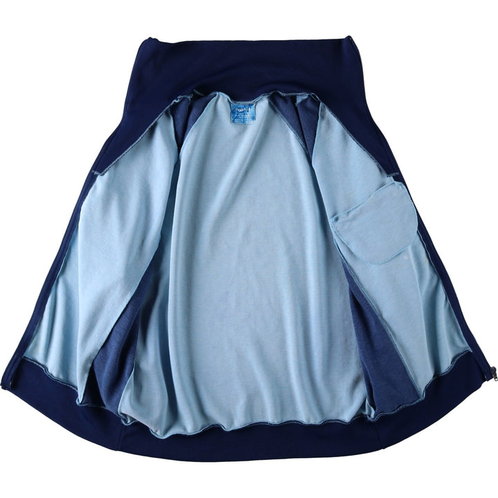 1970'S Adidas VENTEX Track Jacket, Made in France, Men's Size M (approx.), Vintage polyester Blue type light blue Vintage Second Hand