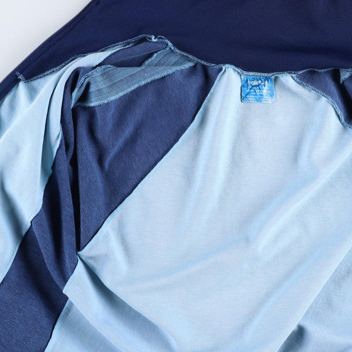 1970'S Adidas VENTEX Track Jacket, Made in France, Men's Size M (approx.), Vintage polyester Blue type light blue Vintage Second Hand