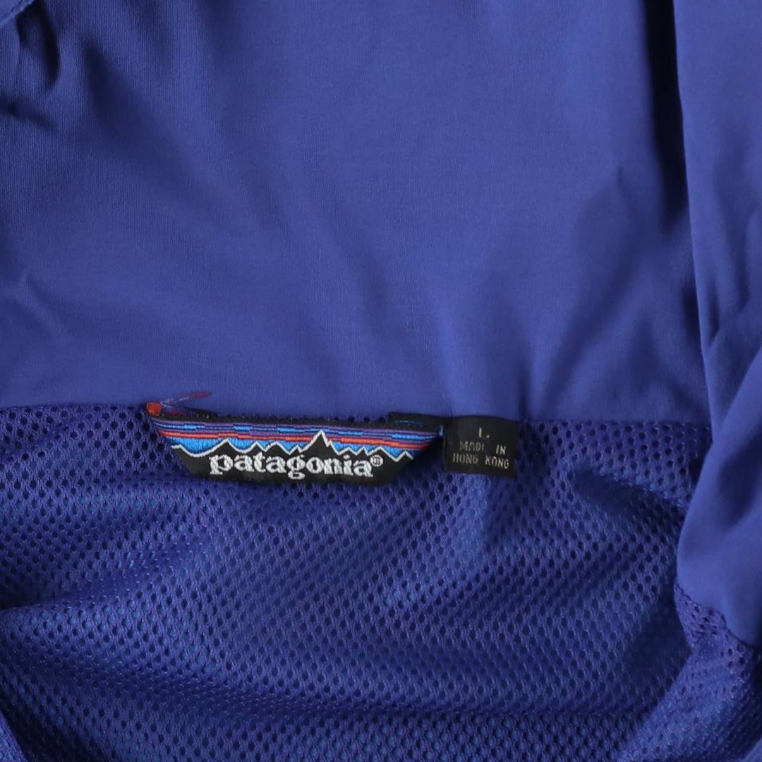 1980'S Patagonia Back Bowl Anorak, Anorak Parka, Men's Size L (approx.), Vintage Nylon Purple type blue-purple Vintage Second Hand