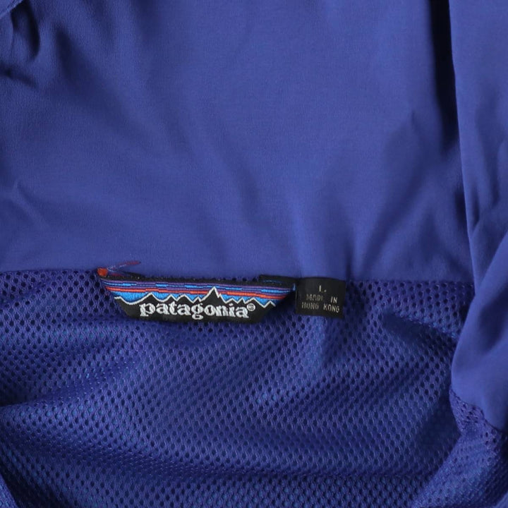 1980'S Patagonia Back Bowl Anorak, Anorak Parka, Men's Size L (approx.), Vintage Nylon Purple type blue-purple Vintage Second Hand
