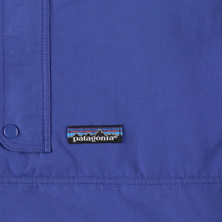 1980'S Patagonia Back Bowl Anorak, Anorak Parka, Men's Size L (approx.), Vintage Nylon Purple type blue-purple Vintage Second Hand