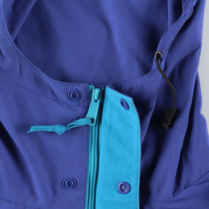 1980'S Patagonia Back Bowl Anorak, Anorak Parka, Men's Size L (approx.), Vintage Nylon Purple type blue-purple Vintage Second Hand