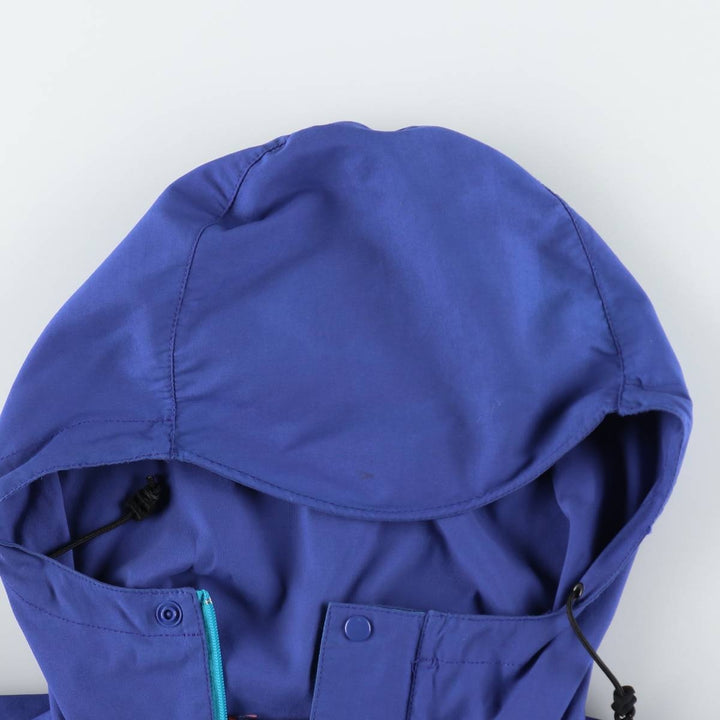 1980'S Patagonia Back Bowl Anorak, Anorak Parka, Men's Size L (approx.), Vintage Nylon Purple type blue-purple Vintage Second Hand