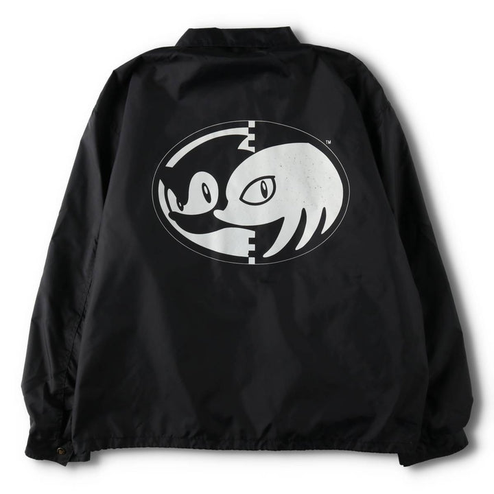 SEGA Sonic Knuckles Coach Jacket, Men's Size XL (approx.) unclear black type Vintage Second Hand