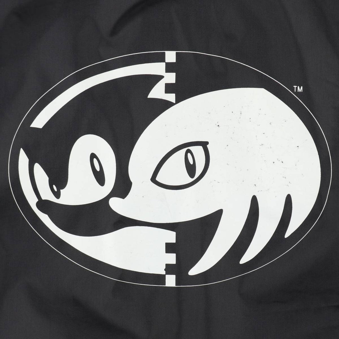 SEGA Sonic Knuckles Coach Jacket, Men's Size XL (approx.) unclear black type Vintage Second Hand