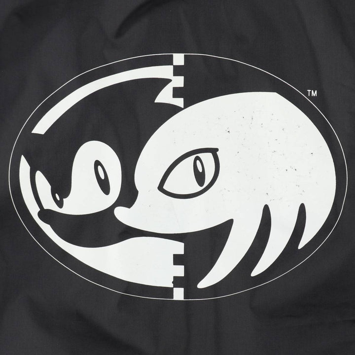 SEGA Sonic Knuckles Coach Jacket, Men's Size XL (approx.) unclear black type Vintage Second Hand
