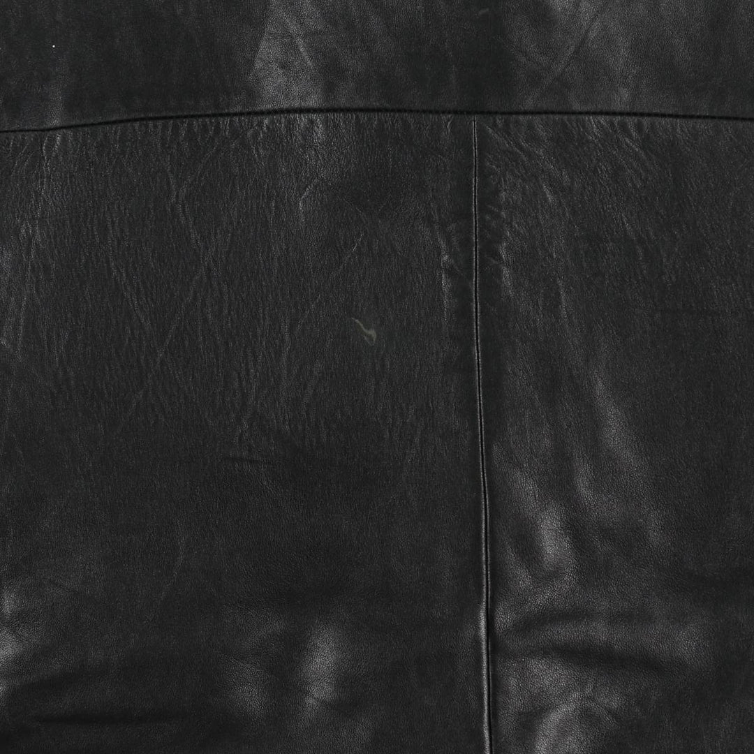 Ralph Lauren POLO by Ralph Lauren Swing Top Leather Blouson, Men's Size L (approx.) genuine leather black type Vintage Second Hand