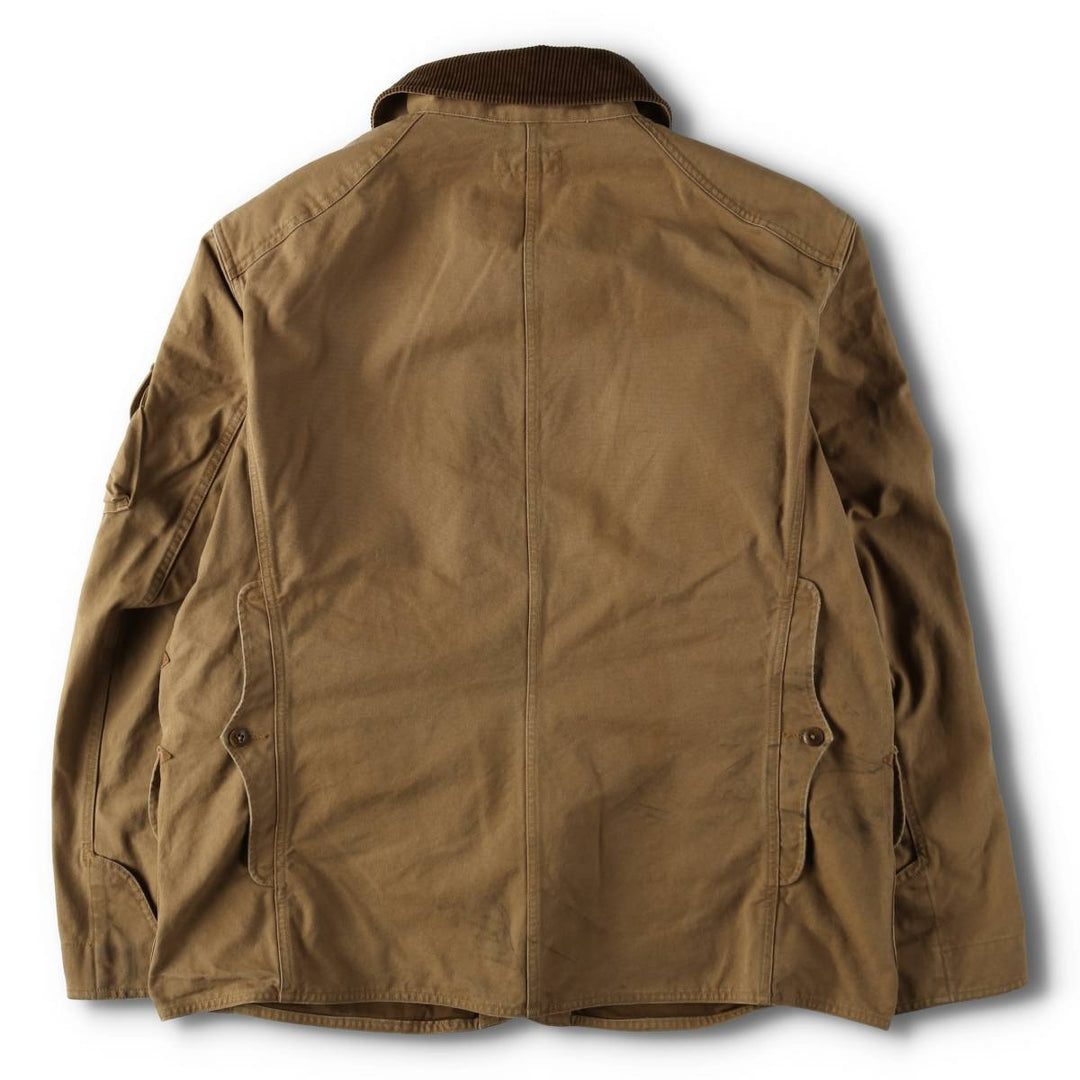 Ralph Lauren POLO by Ralph Lauren Duck Hunting Jacket, Men's Size XL (approx.) cotton beige type brown Vintage Second Hand
