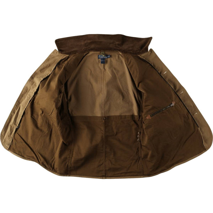 Ralph Lauren POLO by Ralph Lauren Duck Hunting Jacket, Men's Size XL (approx.) cotton beige type brown Vintage Second Hand