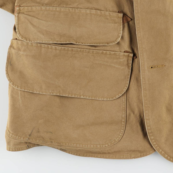Ralph Lauren POLO by Ralph Lauren Duck Hunting Jacket, Men's Size XL (approx.) cotton beige type brown Vintage Second Hand