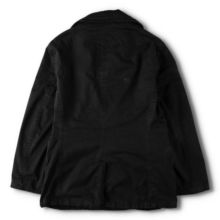 Ralph Lauren POLO by Ralph Lauren Double-breasted Cotton Jacket, Men's Size L (approx.) cotton black type Vintage Second Hand
