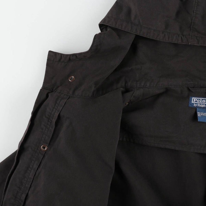 Ralph Lauren POLO by Ralph Lauren Mod Parka, Men's Size L (approx.) cotton black type Vintage Second Hand