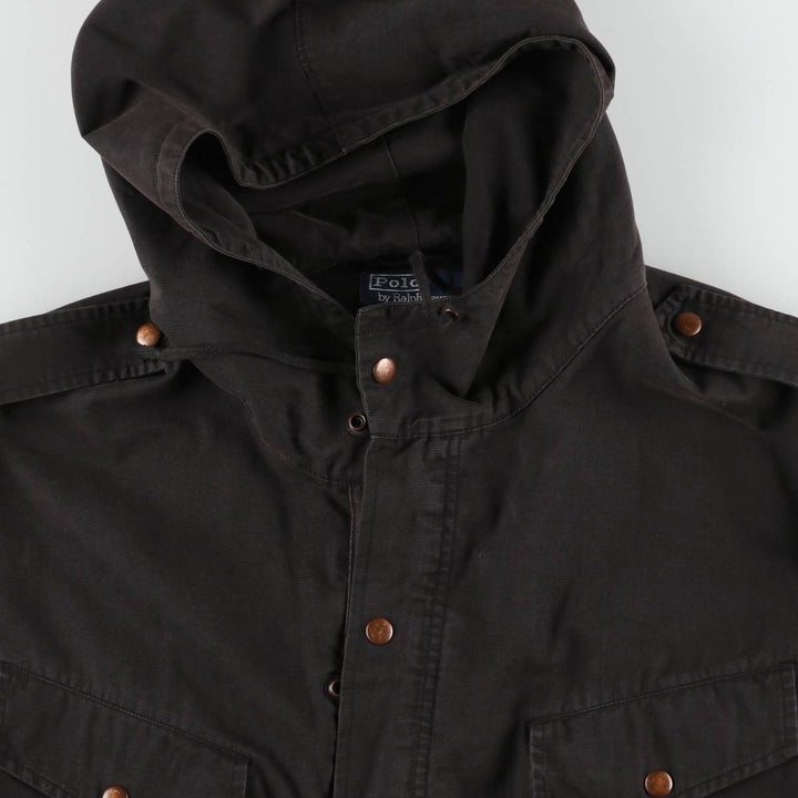 Ralph Lauren POLO by Ralph Lauren Mod Parka, Men's Size L (approx.) cotton black type Vintage Second Hand