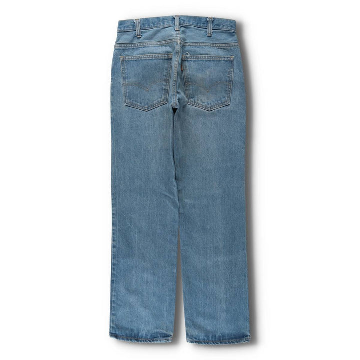 1970'S Levi's 40519-0213 Late 66 Series Orange Tab Straight Denim Pants, Made in USA, Men's W30 (approx.) Vintage cotton blue type Vintage Second Hand