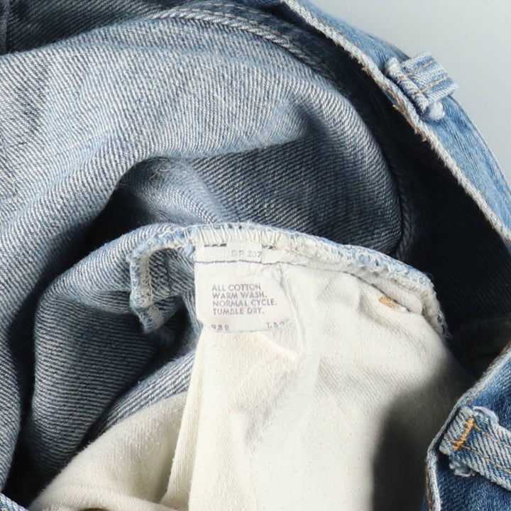 1970'S Levi's 40519-0213 Late 66 Series Orange Tab Straight Denim Pants, Made in USA, Men's W30 (approx.) Vintage cotton blue type Vintage Second Hand