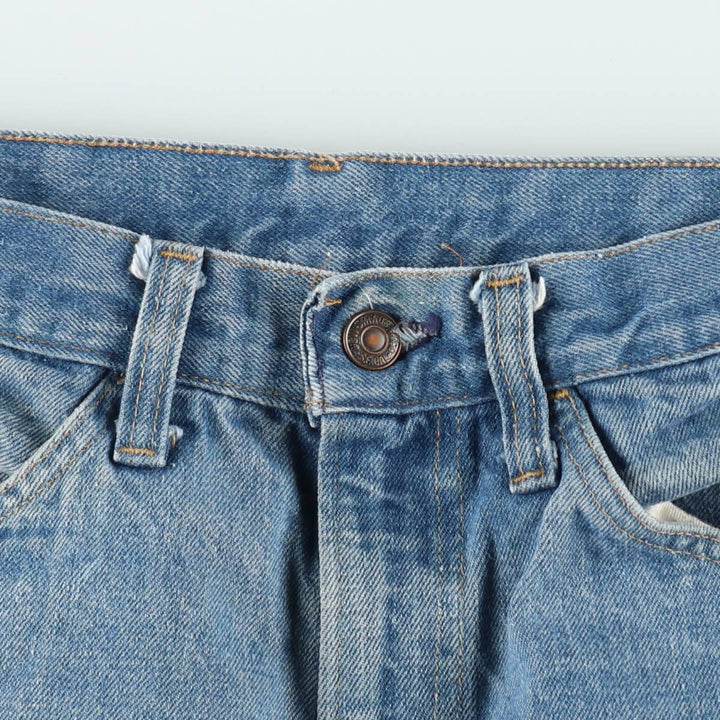 1970'S Levi's 40519-0213 Late 66 Series Orange Tab Straight Denim Pants, Made in USA, Men's W30 (approx.) Vintage cotton blue type Vintage Second Hand