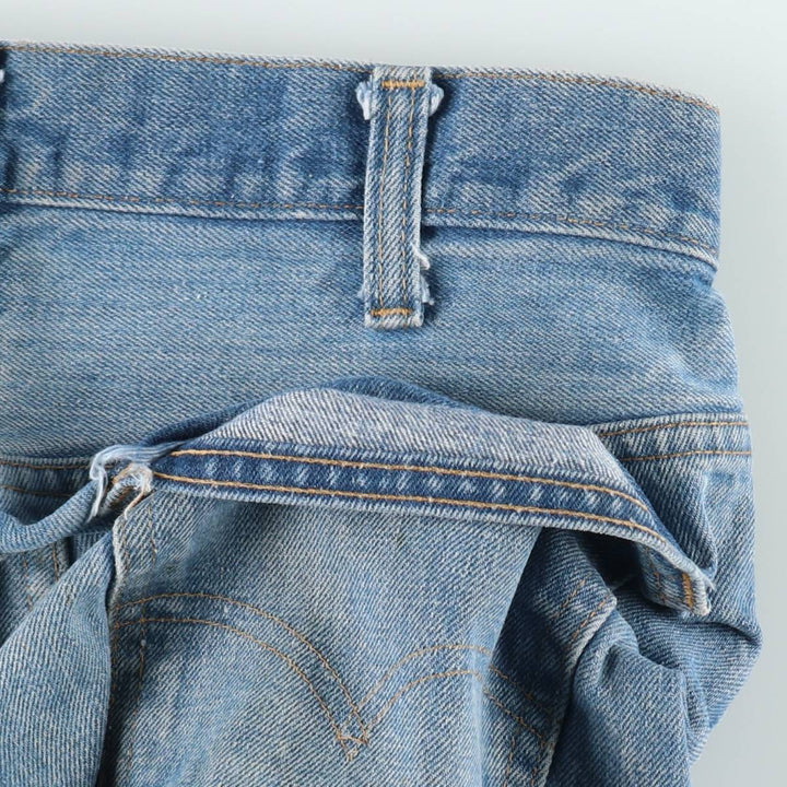 1970'S Levi's 40519-0213 Late 66 Series Orange Tab Straight Denim Pants, Made in USA, Men's W30 (approx.) Vintage cotton blue type Vintage Second Hand