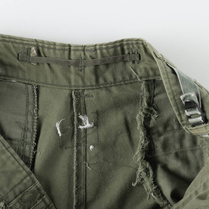 1960'S US Military M-65 Cargo Pants, Made in USA, Men's Size W32 (approx.), Vintage unclear Khaki type Vintage Second Hand