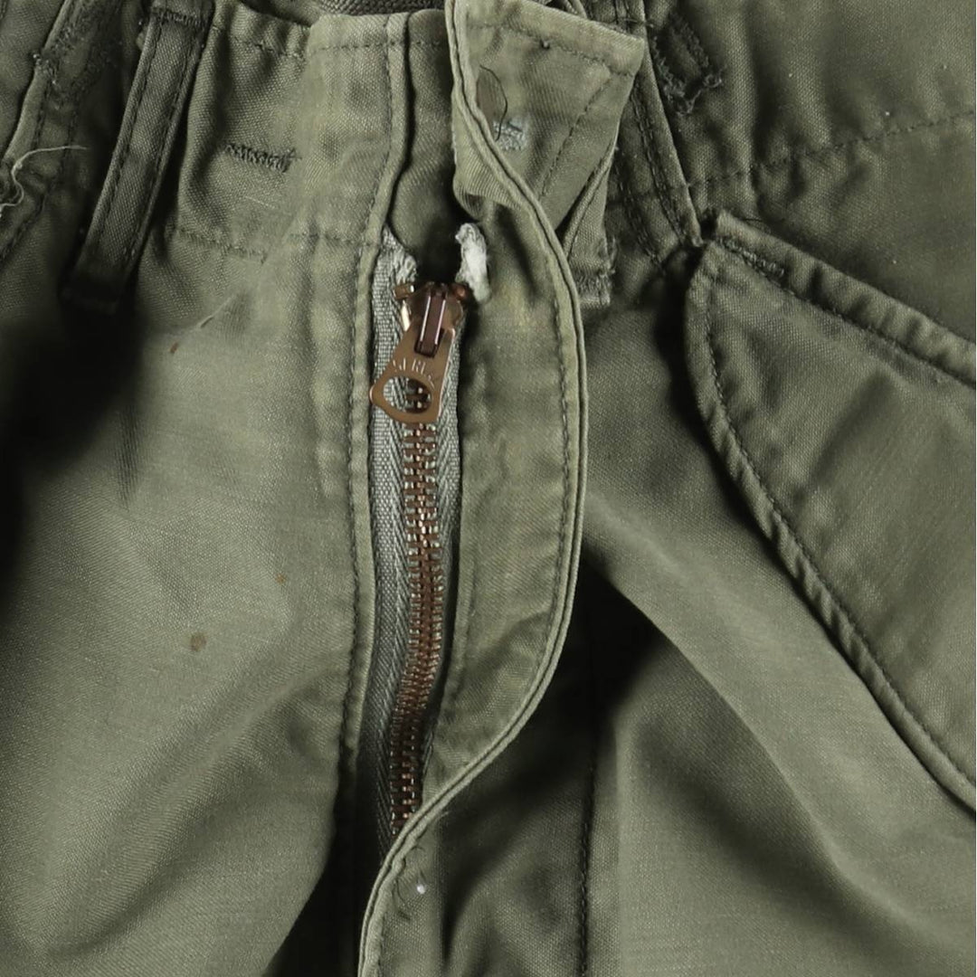 1960'S US Military M-65 Cargo Pants, Made in USA, Men's Size W32 (approx.), Vintage unclear Khaki type Vintage Second Hand