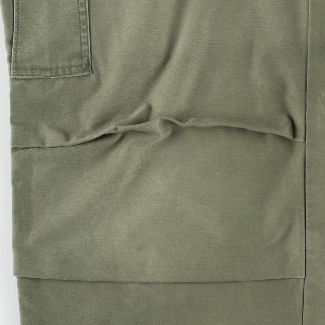 1960'S US Military M-65 Cargo Pants, Made in USA, Men's Size W32 (approx.), Vintage unclear Khaki type Vintage Second Hand