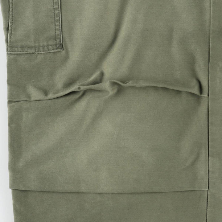 1960'S US Military M-65 Cargo Pants, Made in USA, Men's Size W32 (approx.), Vintage unclear Khaki type Vintage Second Hand