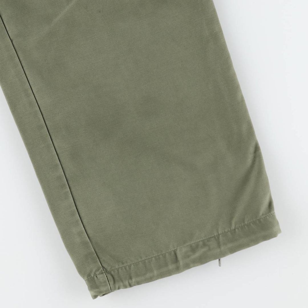 1960'S US Military M-65 Cargo Pants, Made in USA, Men's Size W32 (approx.), Vintage unclear Khaki type Vintage Second Hand