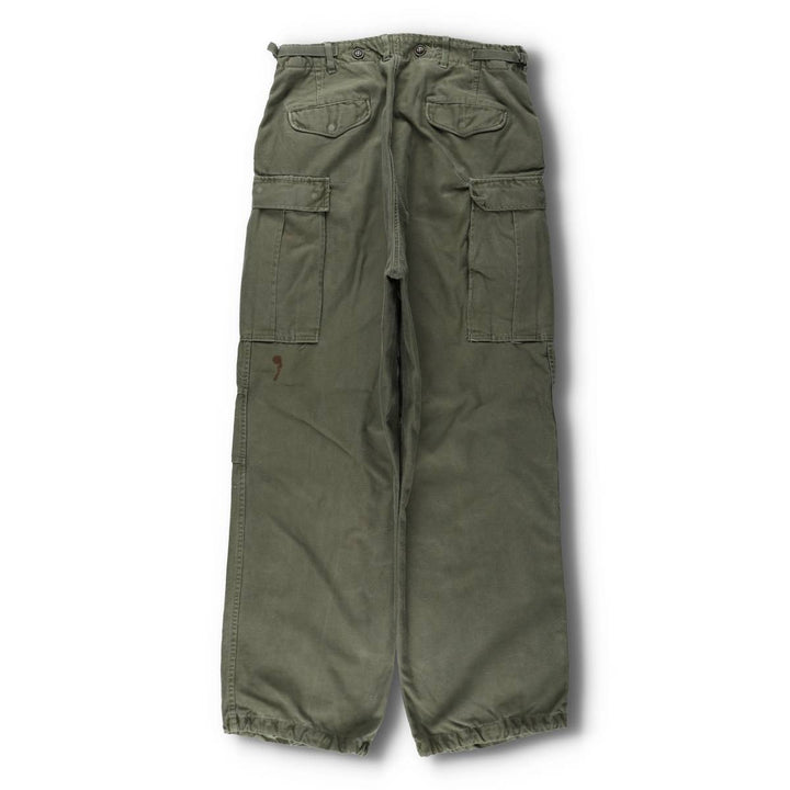 Authentic US military issue 1950'S M-51 military cargo pants, made in USA, men's size W34 equivalent, vintage. unclear Khaki type Vintage Second Hand
