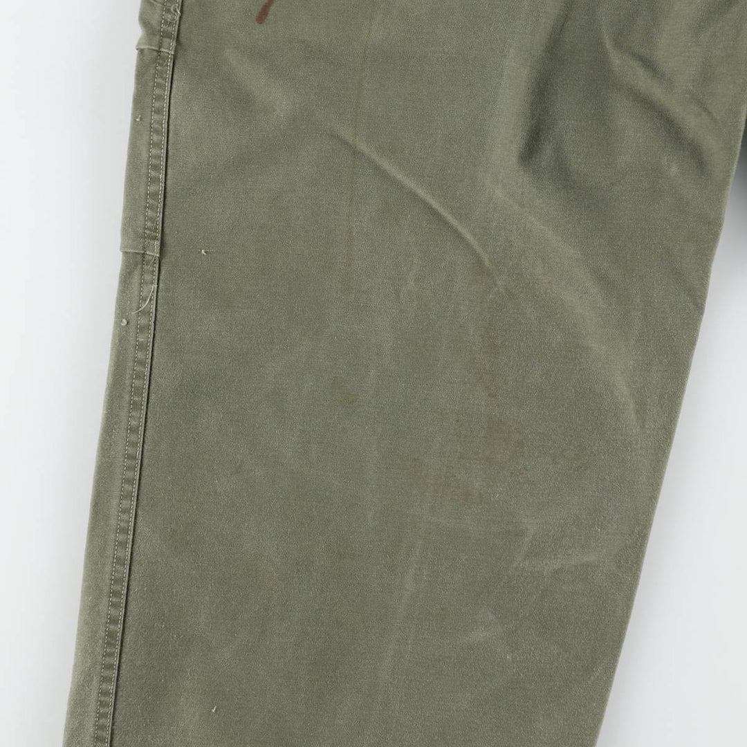Authentic US military issue 1950'S M-51 military cargo pants, made in USA, men's size W34 equivalent, vintage. unclear Khaki type Vintage Second Hand