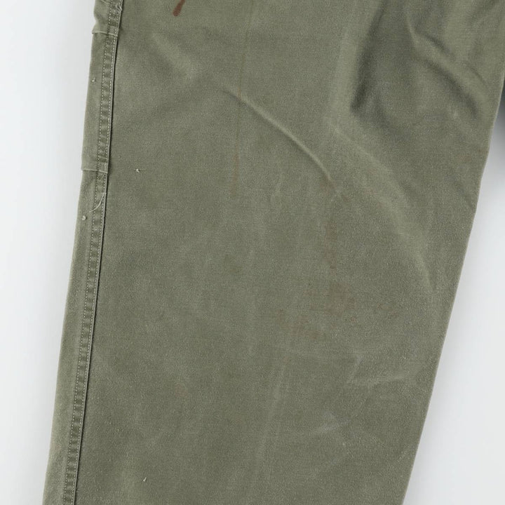 Authentic US military issue 1950'S M-51 military cargo pants, made in USA, men's size W34 equivalent, vintage. unclear Khaki type Vintage Second Hand