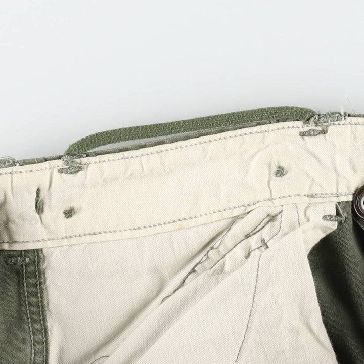 Authentic US military issue 1950'S M-51 military cargo pants, made in USA, men's size W34 equivalent, vintage. unclear Khaki type Vintage Second Hand