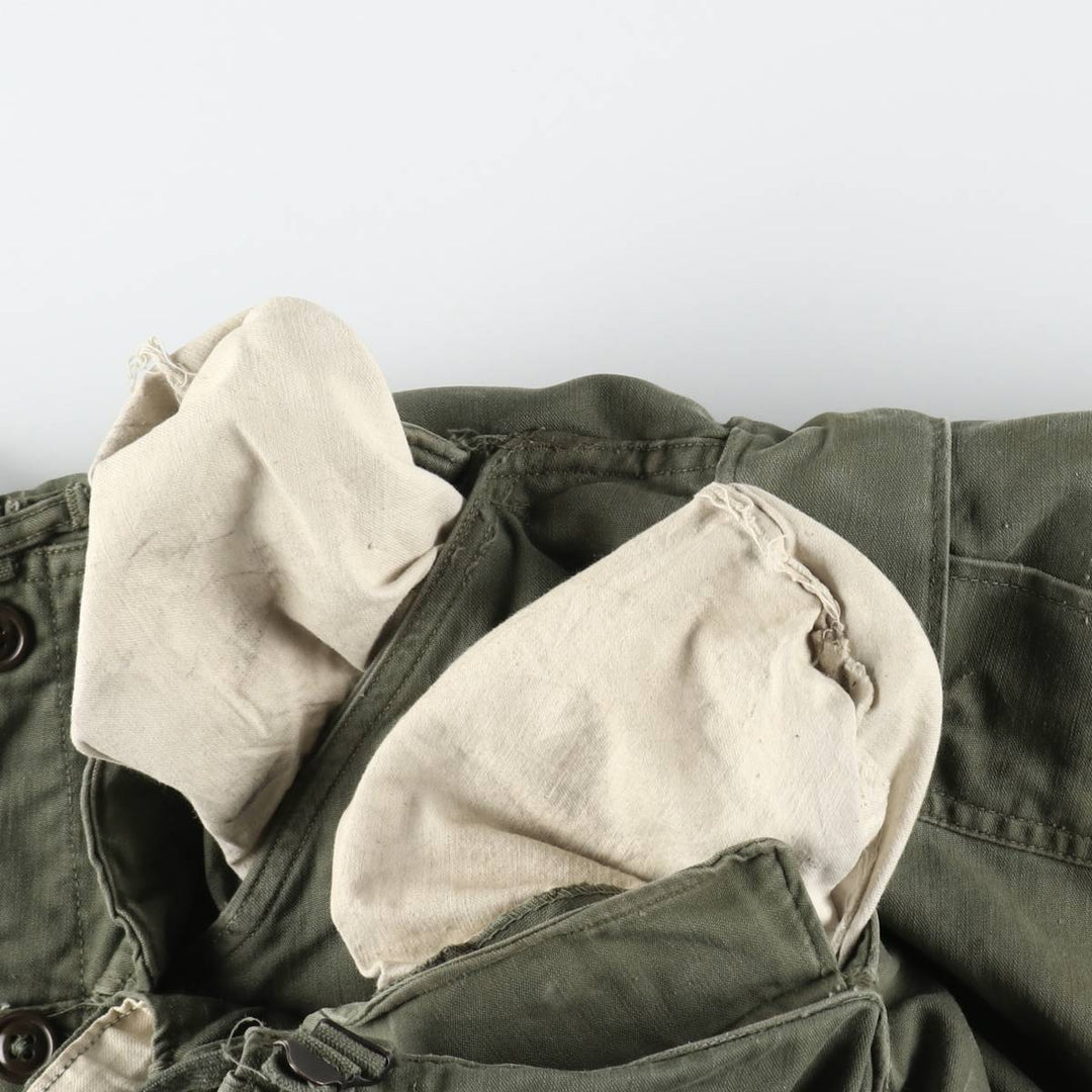 1950'S US Military Issue M-51 Military Cargo Pants, Regular Medium, Men's W34 equivalent, Vintage unclear Khaki type Vintage Second Hand
