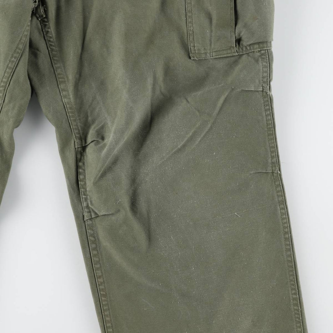 1950'S US Military Issue M-51 Military Cargo Pants, Regular Medium, Men's W34 equivalent, Vintage unclear Khaki type Vintage Second Hand