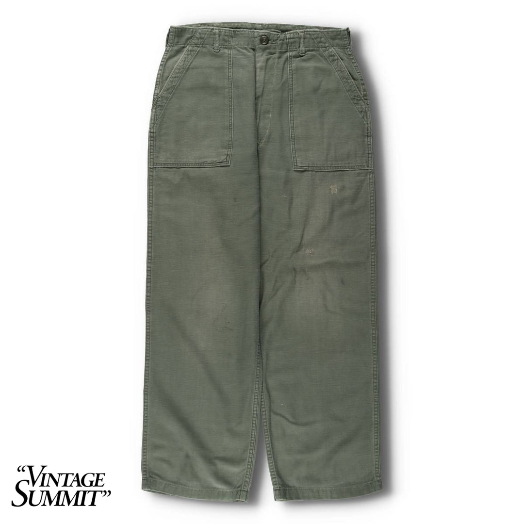 US Military Baker Pants, Made in USA, Men's Size W31 (approx.), Vintage unclear Khaki type Vintage Second Hand