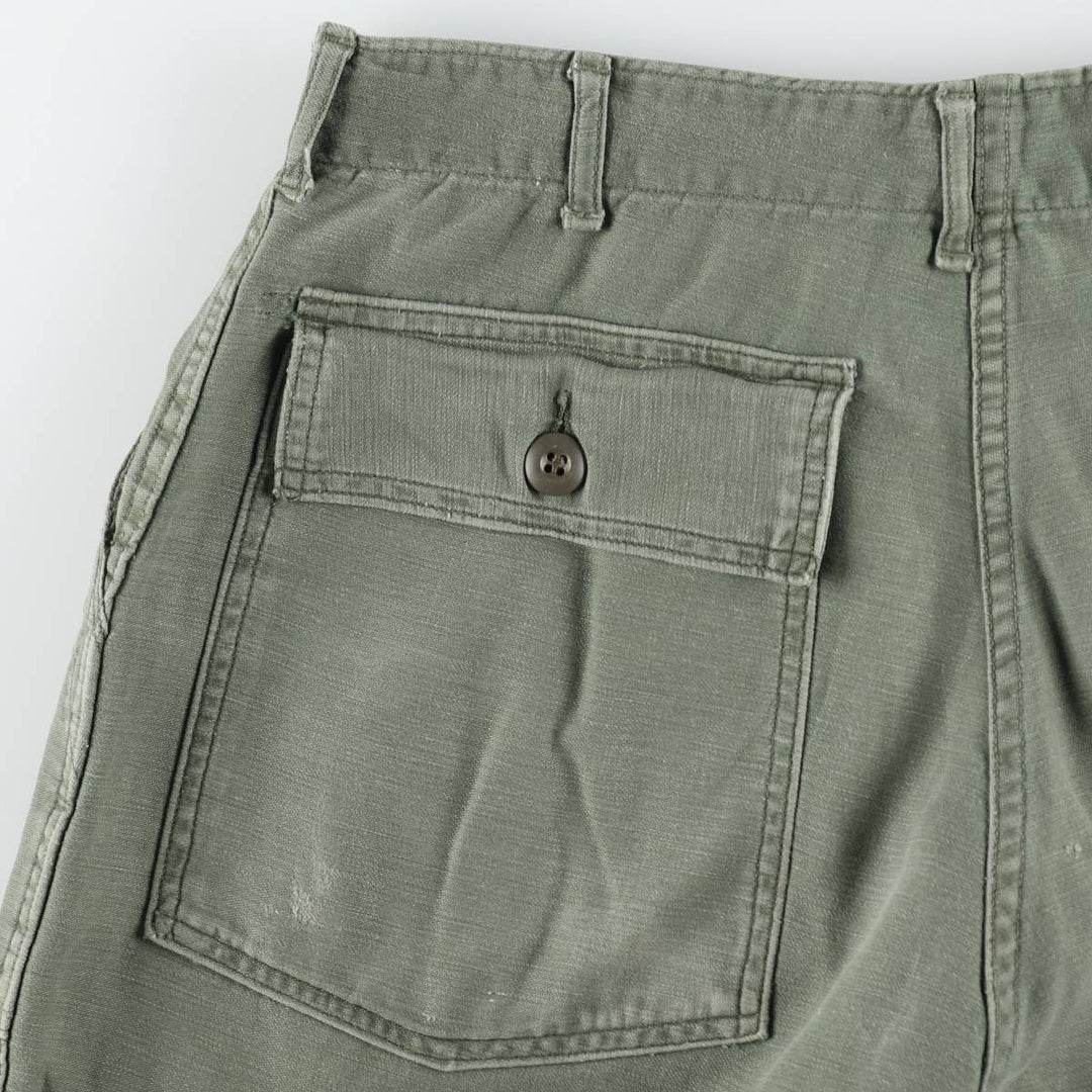 US Military Baker Pants, Made in USA, Men's Size W31 (approx.), Vintage unclear Khaki type Vintage Second Hand