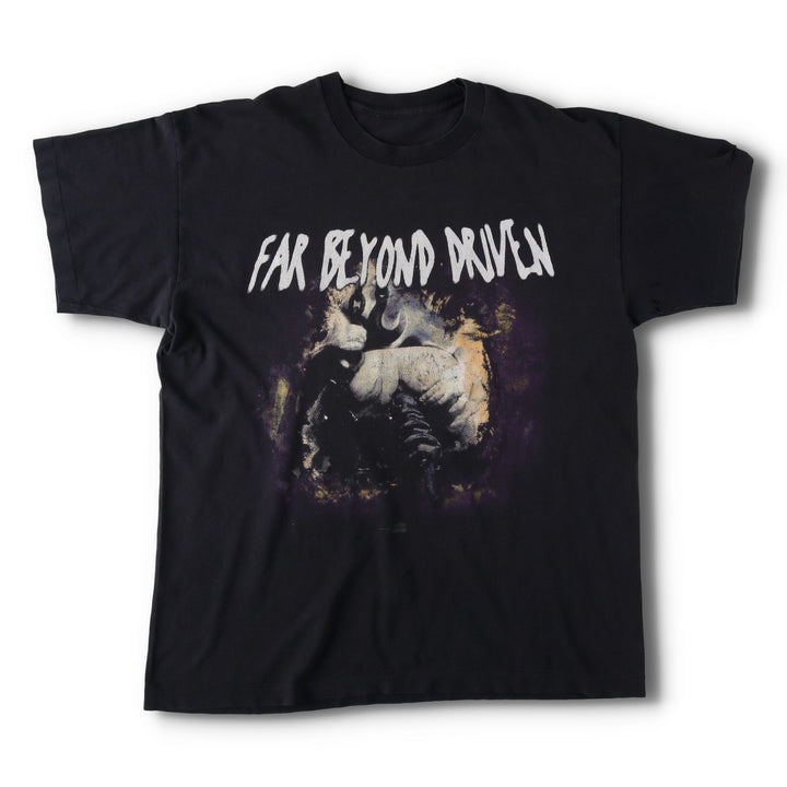 90'S Pantera album "Far Beyond Drive" band t-shirt, men's size L equivalent, vintage. unclear black type Vintage Second Hand